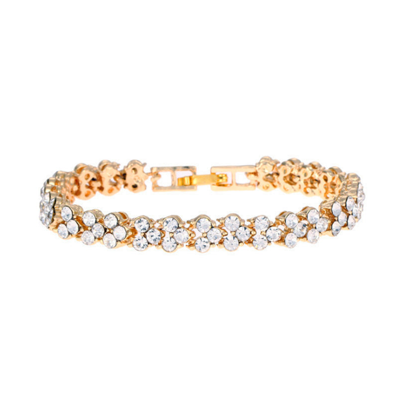 Roman Pattern Diamond Women's Watch