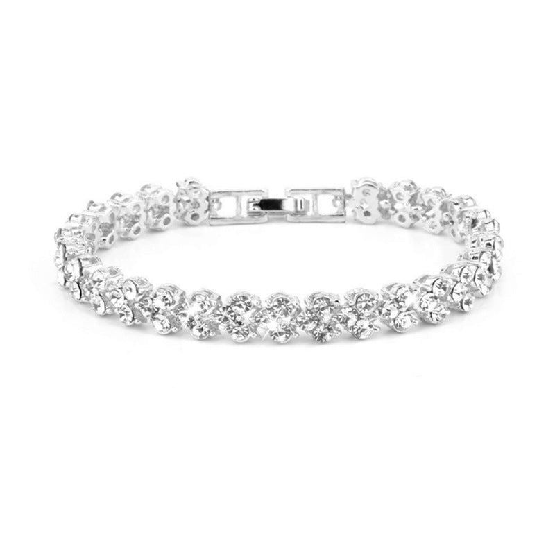Roman Pattern Diamond Women's Watch